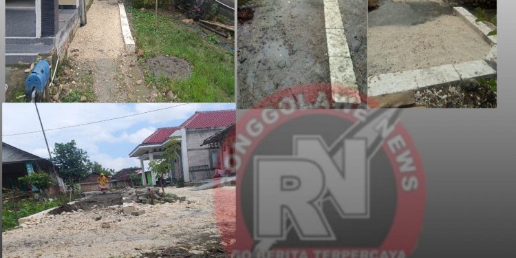 Diduga Pakai Paving Bekas Buat Proyek, Kades Megale Akui Sesuai RAB