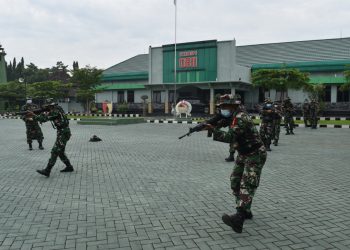 Kodim 0811 Tuban Asah Kemampuan Militer Melalui Latorsar