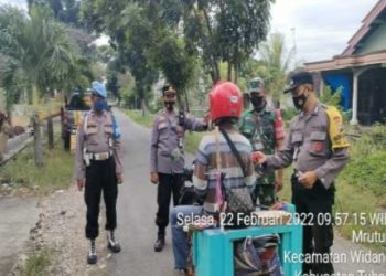 Polsek Widang Kembali Gelar Vaksinasi On The Spot