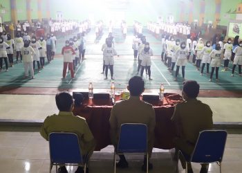 Seleksi Yang Diikuti 136 Calon Paskibraka Dipantau Bupati