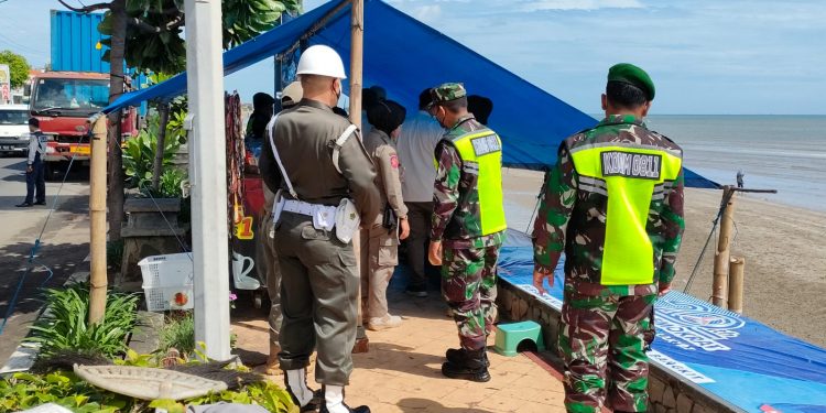 TNI-Polri Tuban Patroli Penegakan Disiplin Protokol Kesehatan