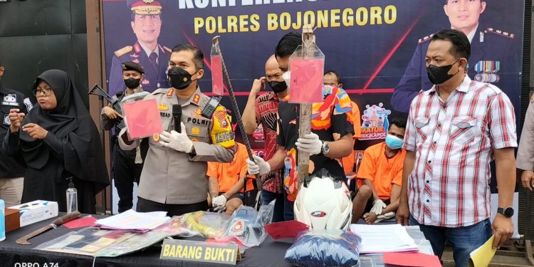 Satreskrim Polres Bojonegoro Berhasil Bekuk Tiga Perampok