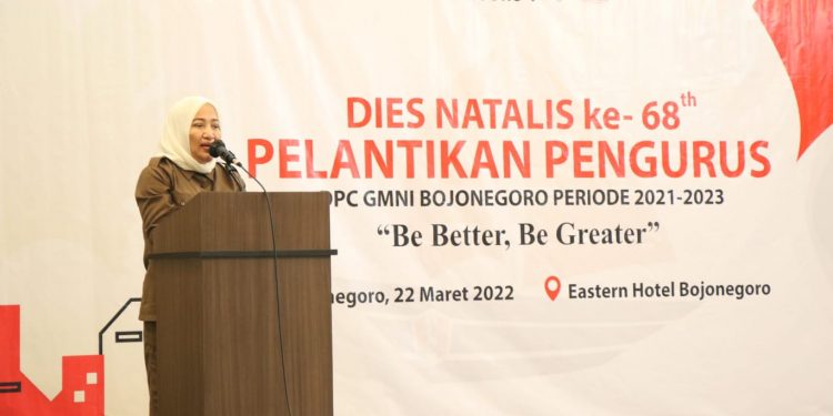 Hadiri Pelantikan DPC GMNI, Bupati Bojonegoro Ajak Kolaborasi untuk Pembangunan