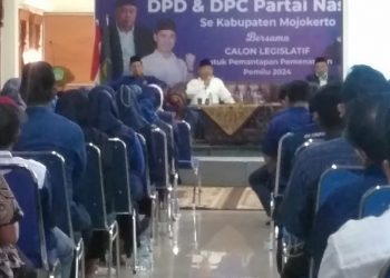 Rapat Konsolidasi DPD dan DPC Partai Nasdem SE Kabupaten Mojokerto