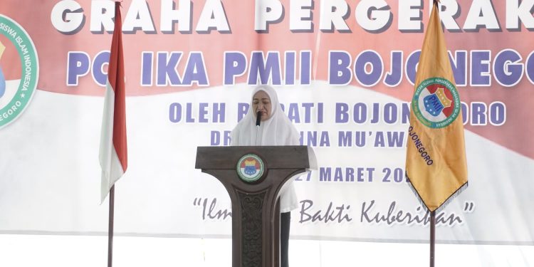 Bupati Anna Resmikan Gedung Graha Pergerakan IKA PMII Bojonegoro