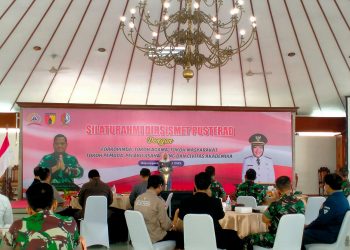 Forkopimda Bojonegoro Menyambut, Dirsismet Pusterad Ajak Tingkatkan IPM untuk Pembangunan Nasional