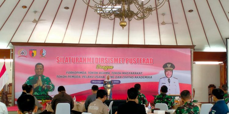 Forkopimda Bojonegoro Menyambut, Dirsismet Pusterad Ajak Tingkatkan IPM untuk Pembangunan Nasional