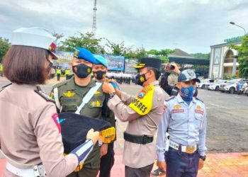 Subdenpom V/2-4 Tuban Ikut Ambil Bagian Dalam Apel Pasukan Operasi Keselamatan Semeru 2022