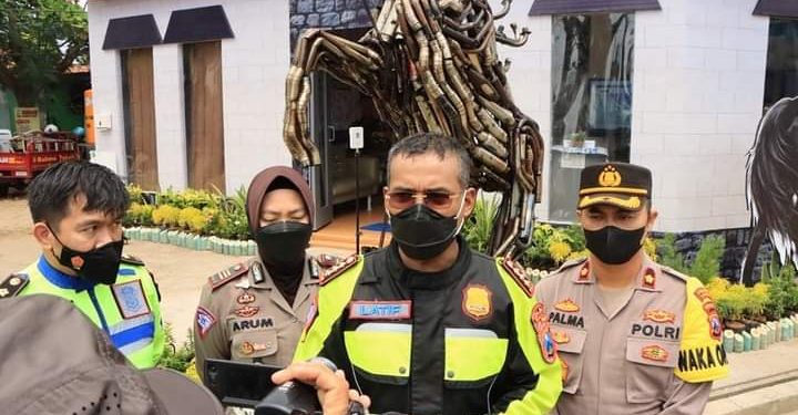 Dirlantas Polda Jatim Cek Pos Pelayanan Mudik Lebaran 2022 di Tuban