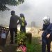 Bersama Tiga Pilar Polisi di Ngawi Lakukan Fogging Cegah DBD