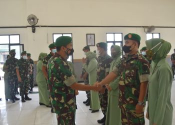 Korp Raport Kenaikan Pangkat Dipimpin Langsung Oleh Dandim 0811 Tuban