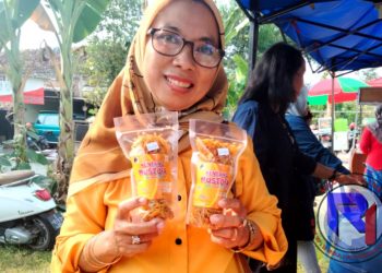 Waooow..Kentang Mustofa Kriuk, Camilan Gurih dan Manis di Bazar Murah Ramadhan Bojonegoro