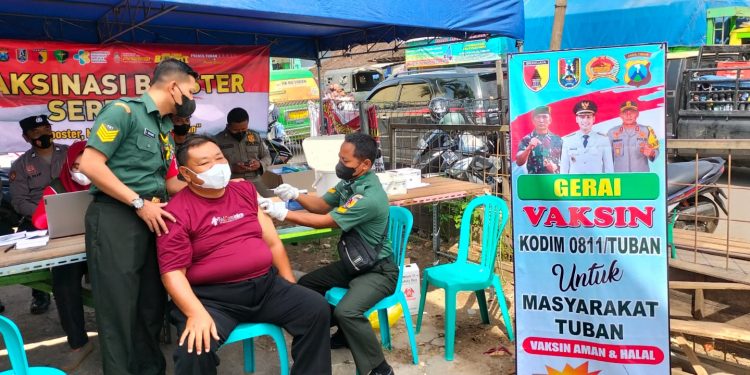 Kodim 0811 Tuban Sediakan Gerai Vaksin di Bulan Ramadhan