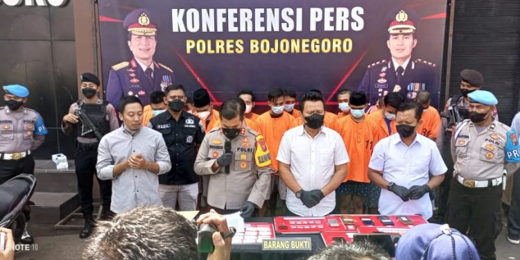 Dalam Sebulan Satres Narkoba Bojonegoro Ringkus 15 penguna dan Pengedar