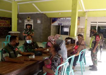 Vaksinasi Mobile Kodim 0811 Tuban Sasar Wilayah Teritorial Koramil 02 Palang