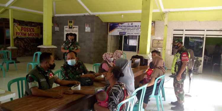 Vaksinasi Mobile Kodim 0811 Tuban Sasar Wilayah Teritorial Koramil 02 Palang