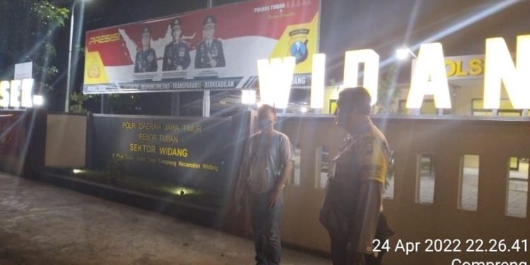 Jelang Mudik Lebaran, Kapolsek Widang Berikan Pesan dan Himbauan