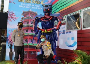 Kapolres Tinjau Kesiapan Pos Pengamanan Ops Ketupat Semeru 2022 Di Wilayah Kabupaten Magetan