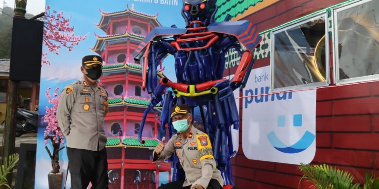 Kapolres Tinjau Kesiapan Pos Pengamanan Ops Ketupat Semeru 2022 Di Wilayah Kabupaten Magetan