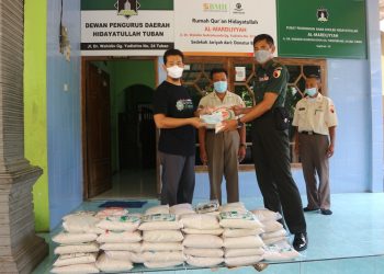 1.758 Kg Paket Zakat Fitrah Distribusikan Oleh Kodim 0811 Tuban