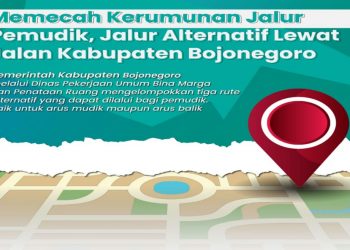 Rekayasa Jalur Alternatif Lewat Jalan Kabupaten Bojonegoro, Guna Memecah Kerumunan Jalur Pemudik
