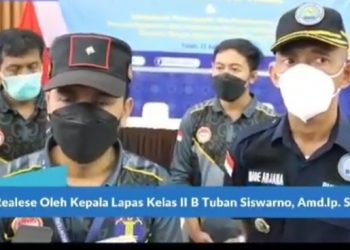 Penandatanganan Perjanjian Kerja Sama (PKS) BNNK Tuban dan Lapas Klas IIB Tuban