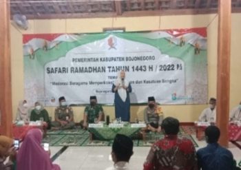 Masjid Hidayatulloh Gondang Menjadi Tempat Pelaksanaan Kegiatan Safari Ramadhan Bupati Anna