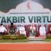 Bupati Anna dan Forkopimda Ikuti Takbir Virtual di Pendopo, Sambut Idul Fitri 1443H