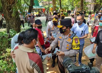 Lebaran Idul Fitri 1443 H, Kapolda Jatim Cek Penerapan Prokes di Tempat Wisata