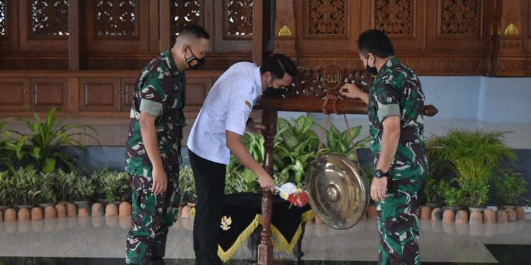 TMMD Ke 113 Tahun 2022 ” TMMD Wujud Sinergi Membangun Negeri “ di Buka Mas Bupati