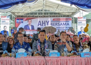 Kunjungi Magetan,AHY Lakukan Dialog Kerakyatan