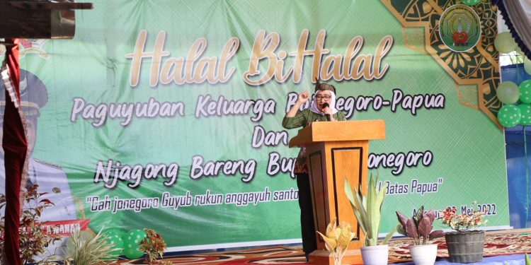 Ikatan Warga Bojonegoro di Papua Adakan Halal BI Halal di Hadiri Bupati Anna