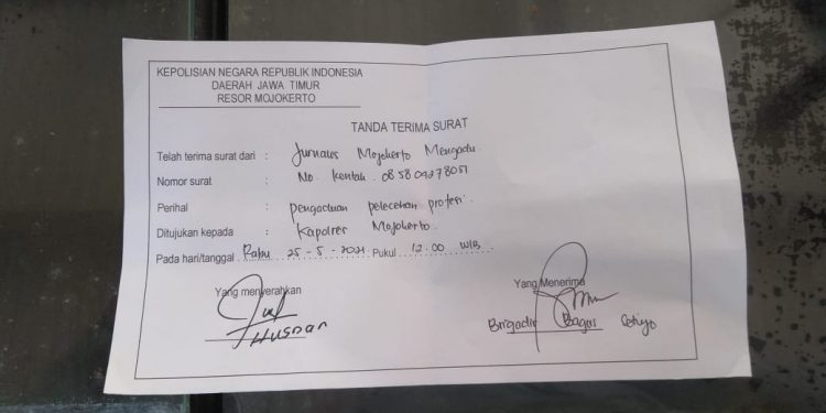 Pengurus DPC PPP Mojokerto di Laporkan Polisi, di Duga Lecehkan Profesi Wartawan