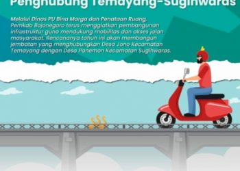 Tahun Ini Pembangunan Jembatan Penghubung Temayang-Sugihwaras Dikerjakan