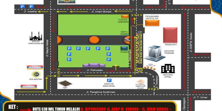 Antisipasi Kemacetan, Pemkab Bojonegoro dan Tim Gabungan Siapkan Rekayasa Jalur Pemberangkatan CJH