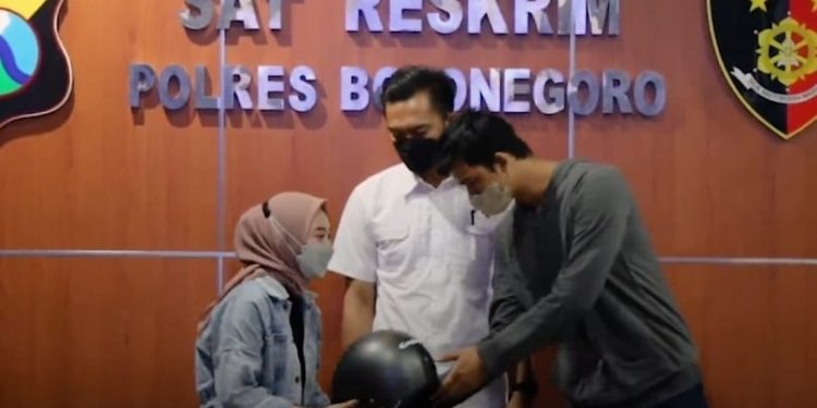 Pencurian Helm, yang Sempat Viral di Media Sosial Akhirnya Bebas Melalui Restorative Justice