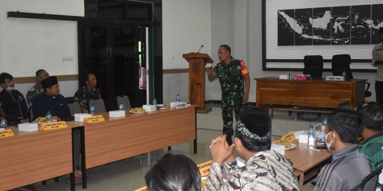 Jelang Pelaksanaan Turnamen Liga Santri Piala KSAD Tahun 2022, Kodim 0811 Tuban Gelar Rakor