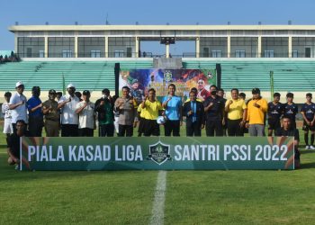 Peresmian Liga Santri PSSI Piala Kasad Tahun 2022 Kodim 0811 Tuban
