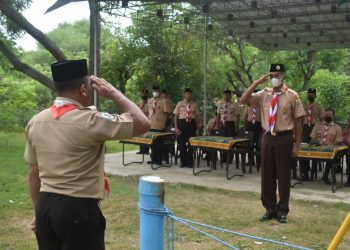 Kodim 0811 Tuban Gelar Persami Pramuka Saka Wira Kartika