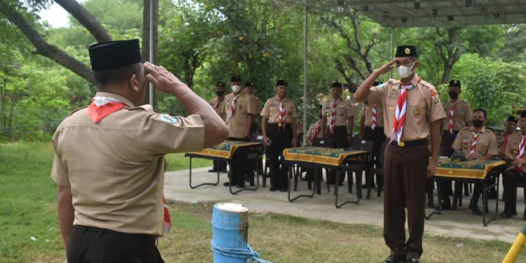 Kodim 0811 Tuban Gelar Persami Pramuka Saka Wira Kartika