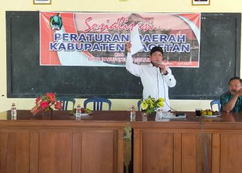 Sosialisasi Perda Kabupaten Magetan, Oleh Sutikno Dewan Fraksi Partai Hanura