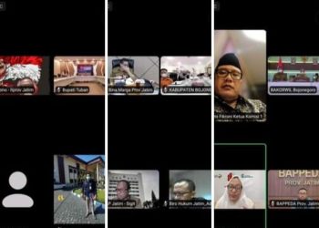Bupati Tuban Tidak Hadiri Zoom Meeting, Bupati Bojonegoro Terima Jembatan Glendeng Menjadi Aset Daerah