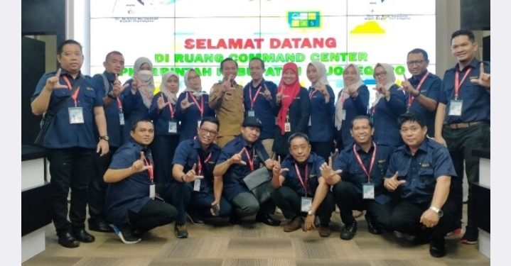 Dinkominfo Bojonegoro Terima Kunjungan Tim Studi Lapangan PKA Angkatan IPuslatbang KMP Makasar