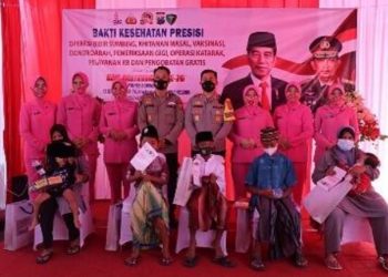 Sambut Hari Bhayangkara Ke – 76, Polres Bojonegoro dan RSB Bojonegoro Gelar Bakti Kesehatan Presisi