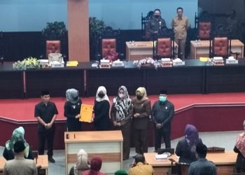 DPRD Kabupaten Mojokerto Gelar Rapat Paripurna Penandatangan 3 Raperda