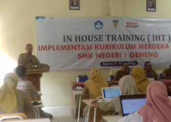 In House Training (IHT) Implementasi Kurikulum Merdeka (IKM) SMKN 1 Geneng