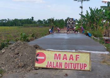 Pembangunan Peningkatan Jalan Baluk – Prampelan Gunakan Anggaran APBD Kabupaten Magetan Tahun 2022