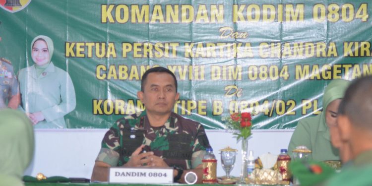 Dandim 0804/Magetan Lakukan Kunjungan Kerja Ke Koramil Jajaran