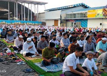 Ibadah Sholat Idul Adha 1443 H/2022 M Di Wisata GoFun Bojonegoro