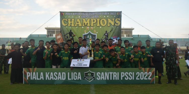 Dandim 0811 Tuban Beri Ucapan Selamat Team Matholibul Huda Jenu Raih Juara I